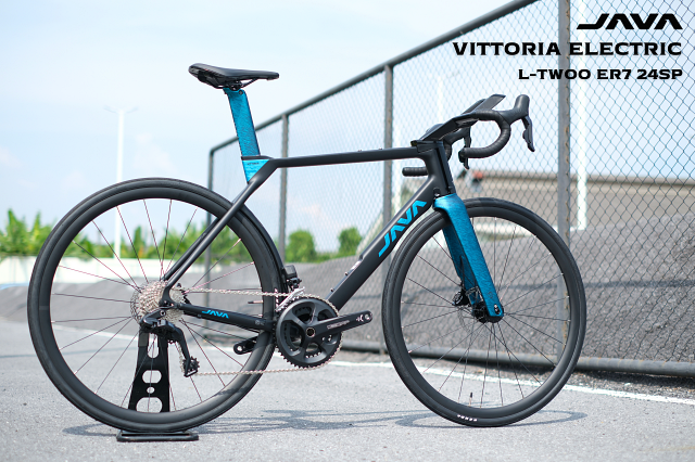 JAVA VITTORIA จักรยานเสือหมอบไฟฟ้า L-TWOO eR7 24 สปีด | คาร์บอนไฟเบอร์ | เบรคไฮดรอลิก | ราคา 24,900 บาท