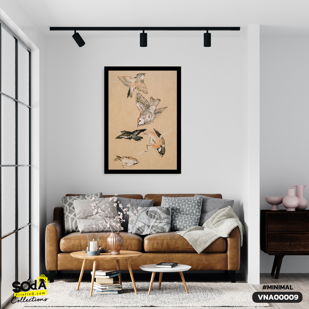 ภาพตกแต่งบ้านสำเร็จรูป Happy Birds VMA00009 #SOdAcollection #ภาพตกแต่งบ้านสไตล์มินิมอล #มินิมอล #MINIMAL