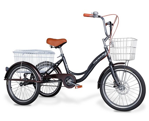 จักรยานสามล้อยี่ห้อ Osaka Camel 20 นิ้ว ดิสเบรคหน้า+หลัง เฟรมเหล็ก