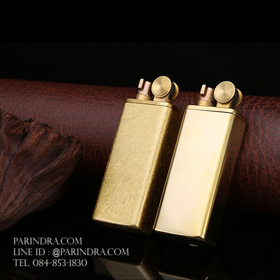 ไฟแช็กน้ำมัน ZORRO Premium Lighter 545 ทองเหลืองทั้งตัว