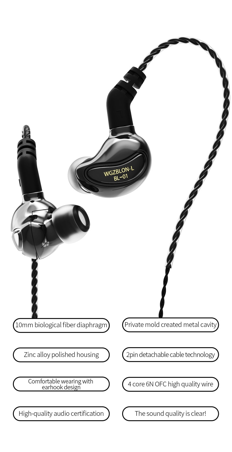 ขาย BLON BL-01 หูฟัง 1 ไดรเวอร์ Dynamic ประกันศูนย์ไทย