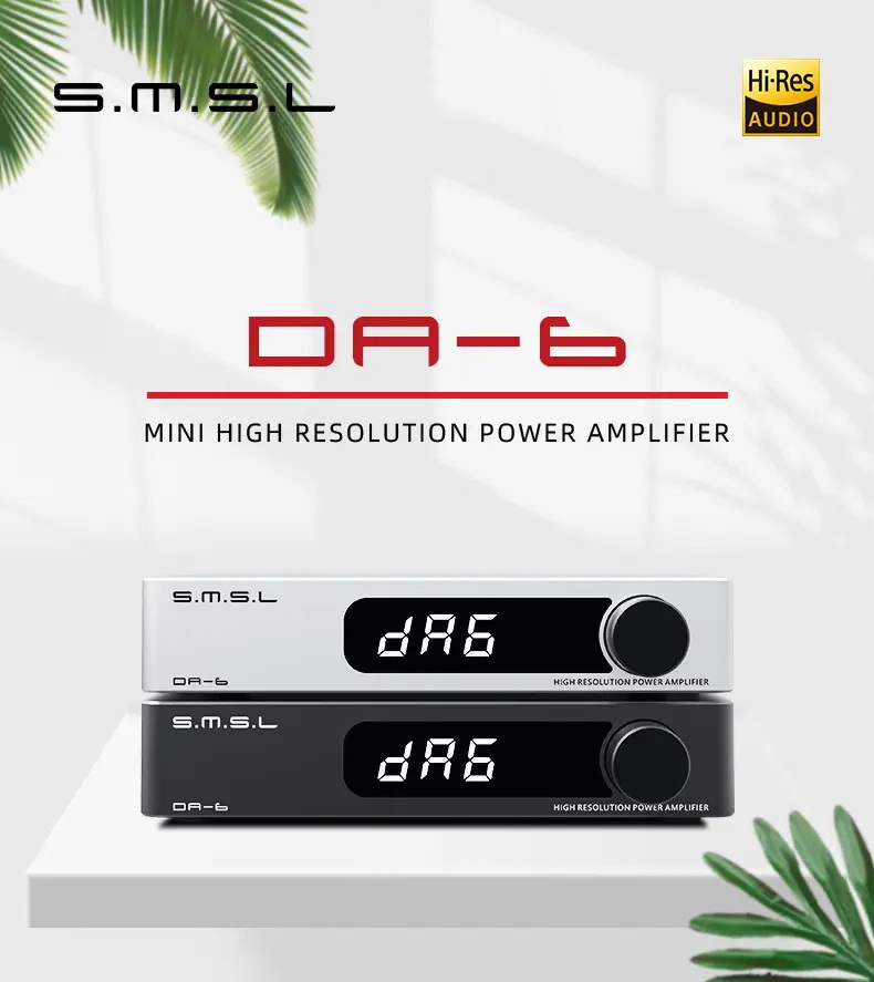SMSL DA-6 Power Amplifier ภาคขยายเสียง รองรับ Hi-Res ประกันศูนย์ไทย
