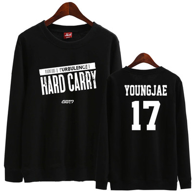 เสื้อแขนยาว (Sweater) GOT7 Hard Carry (ชื่อเมมเบอร์)