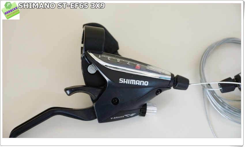 มือเกียร์ SHIMANO ST-EF65 3x9sp (ติดเกียร์ติดมือเบรค)