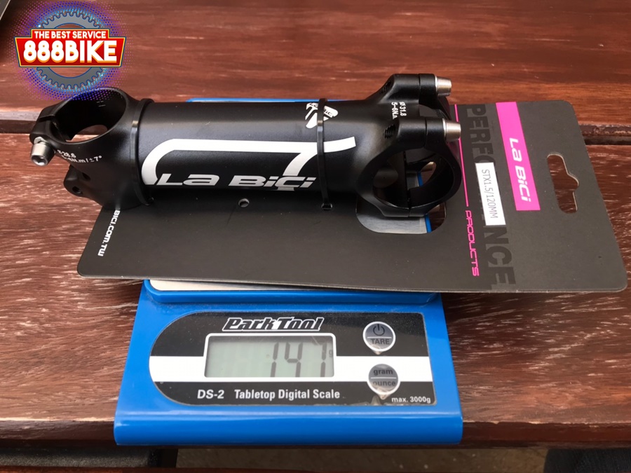 LABICI คอแฮนด์อลูมิเนียม LA BICI STX1.5 ,ยก +/- 7° วัสดุอลูเบา ยาว 70-120มม มีสีดำและสีแดง