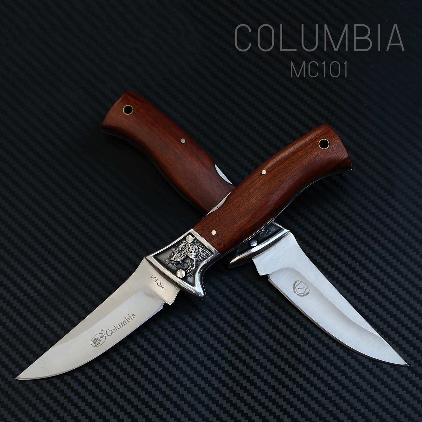 มีดพับ COLUMBIA MC101 รูปทรงสวย ด้ามไม้คลาสสิก