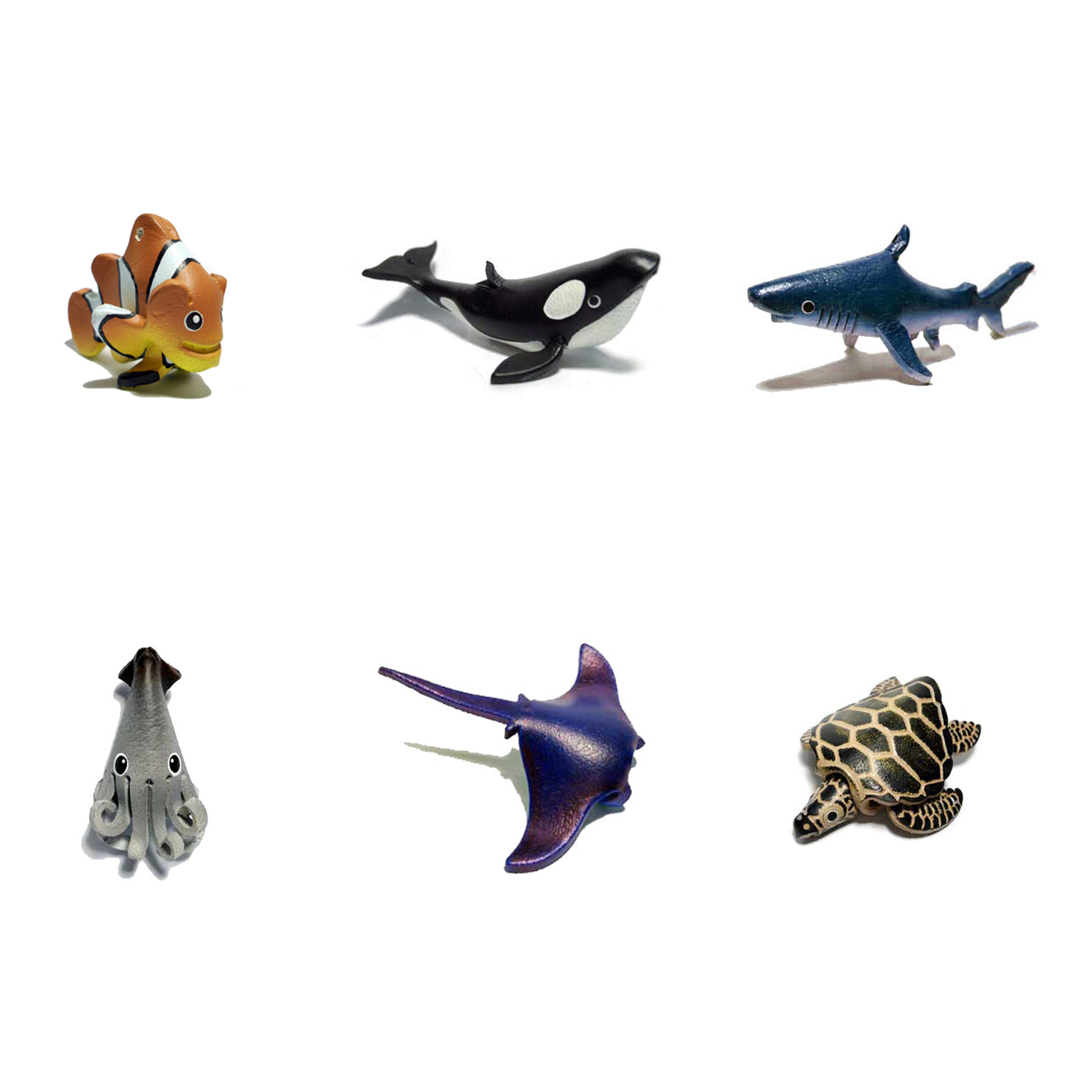 พร้อมส่ง ของเล่นเสริมพัฒนาการ โมเดลสัตว์ ชุดสัตว์น้ำ (สำหรับเด็กอายุ 3 ปีขึ้นไป)