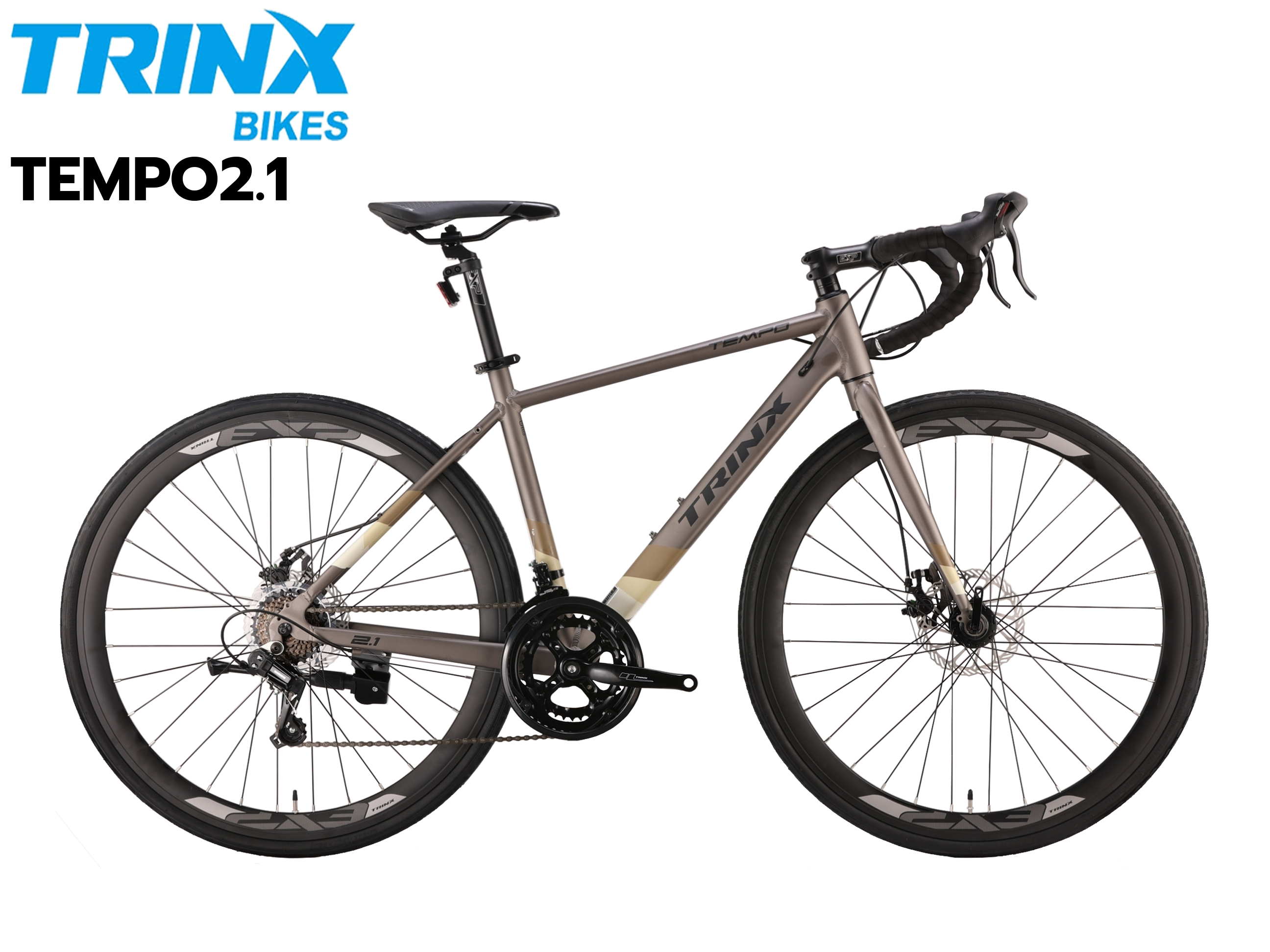 จักรยานเสือหมอบ TRINX TEMPO2.1 SHIMANO 14 สปีด เฟรมอลู ล้อ 700C TRINX MY2024
