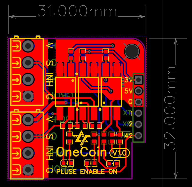 ATD3.5-S3 OneCoin shield โมดูลเสริมจำลองเป็นเครื่องรับเหรียญสำหรับ ATD3.5-S3