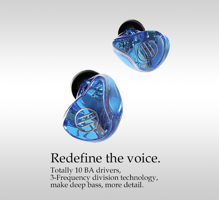 ขาย หูฟัง CIEM BGVP DM6 หูฟังหล่อหู 5 ไดรเวอร์ 5BA ประกันศูนย์ไทย