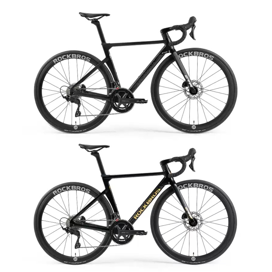 ROCKBROS ZHULU 3.0 จักรยานเสือหมอบคาร์บอน 2025 | ชุดเกียร์ SHIMANO 105 2x12 สปีด | น้ำหนักเบาเพียง 9.06 กก. | พร้อมล้อคาร์บอน 40มม.