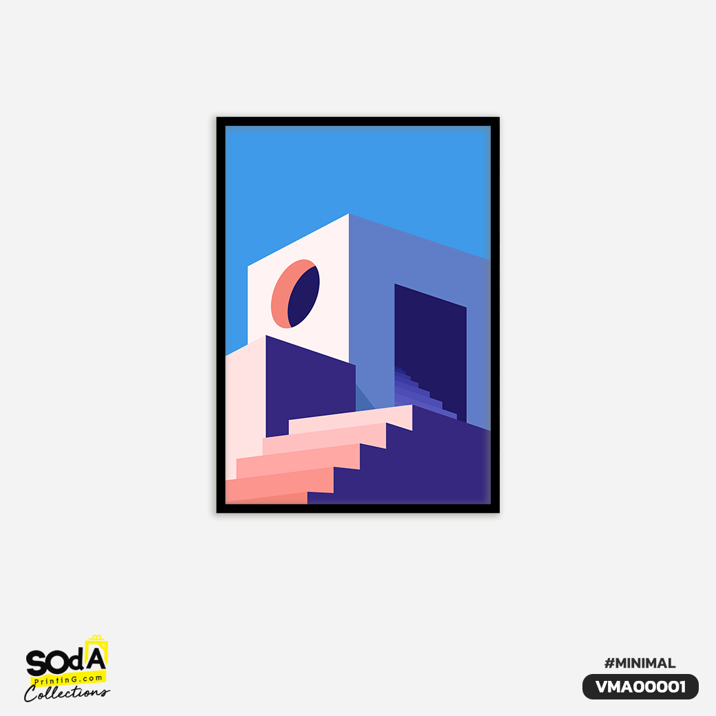 ภาพตกแต่งบ้านสำเร็จรูป Colorful City VMA00001 #SOdAcollection #ภาพตกแต่งบ้านสไตล์มินิมอล #มินิมอล #MINIMAL