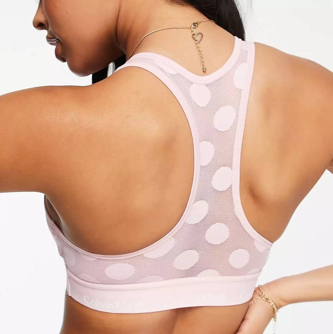 ชุดชั้นใน Calvin Klein รุ่น Unlined Modern Logo Bralette มีให้เลือก 3 สี ป้ายห้อย ของแท้ 100％