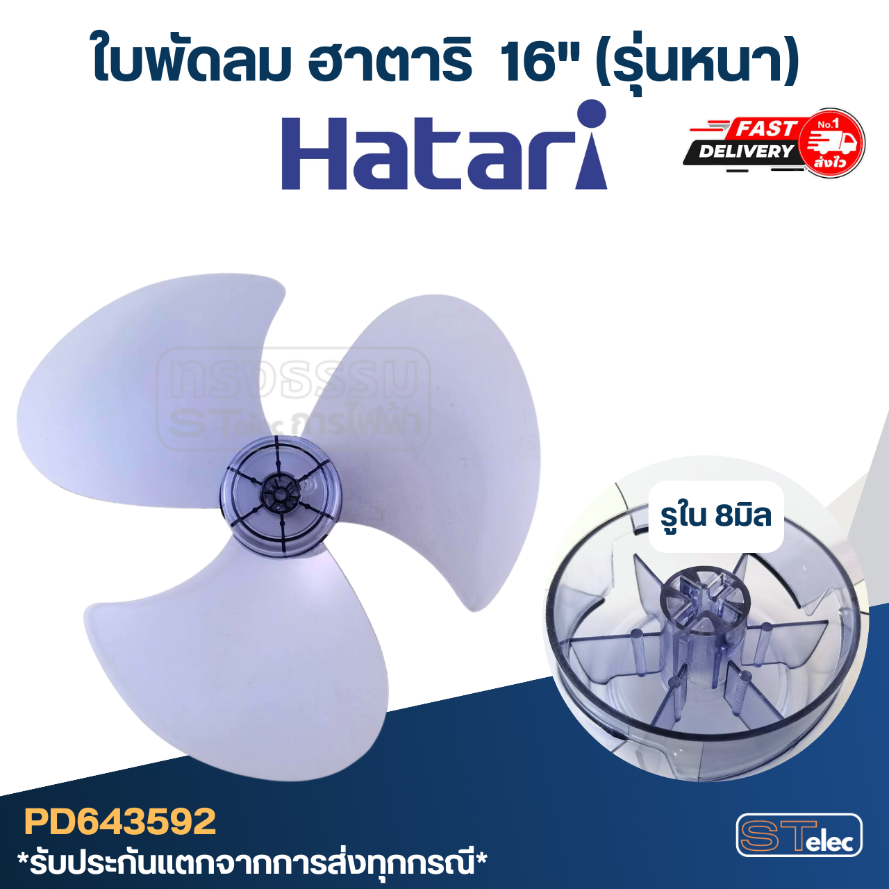 ใบพัดลม Hatari-ฮาตาริ 16นิ้ว