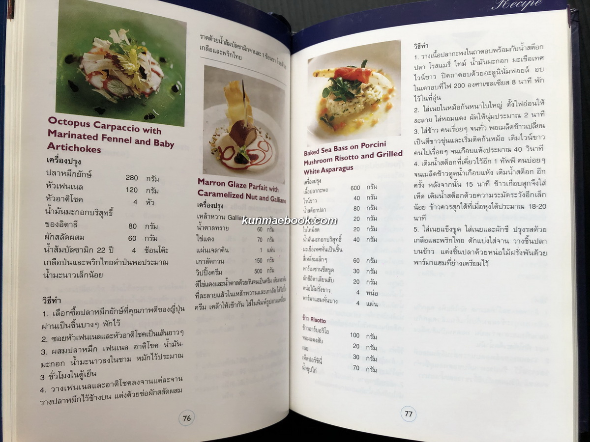 Bon Appetit ! Recommended by 40 Chefs of Excellence.พร้อมสูตรอาหาร