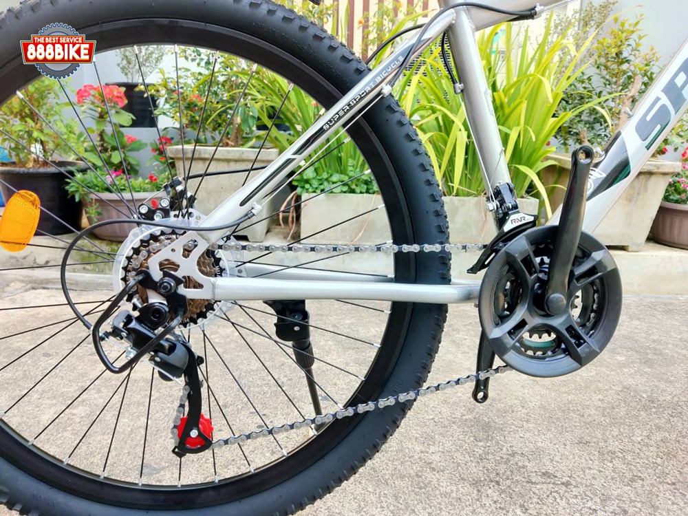 SPARK Mountain Bike – 21-Speed Gears, 26-Inch Wheels, High Tensile Steel Frame with Front and Rear Disc Brakes