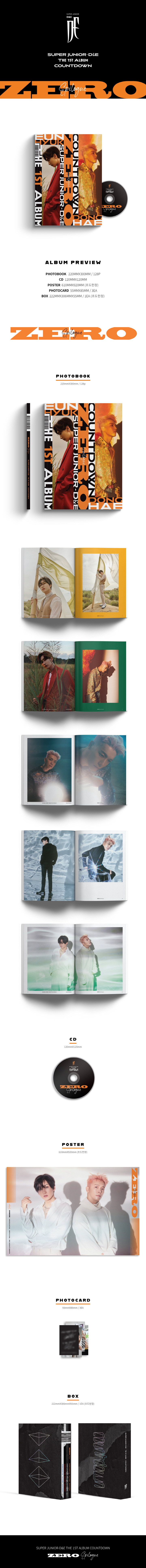 SUPER JUNIOR- D&E - อัลบั้ม 1 [COUNTDOWN] ZERO ver. Epilogue (ปิดรอบ 2021.12.02)