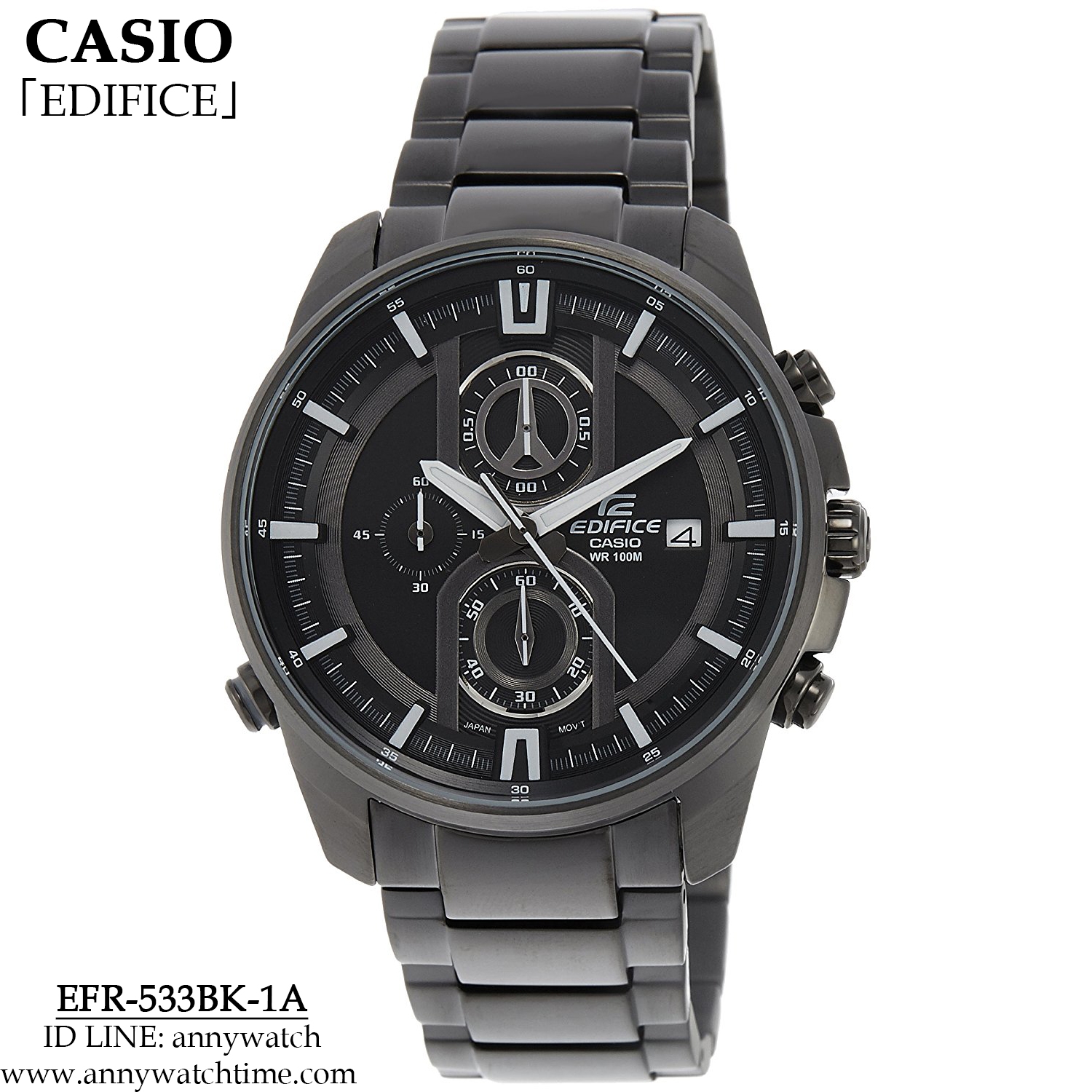 EDIFICE EFR-533BK-1A