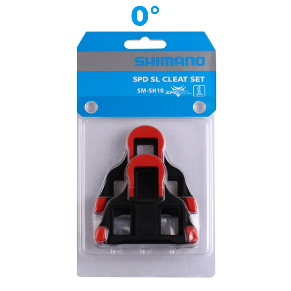 คลีท SHIMANO SM-SH10 สีแดง 0° คลีทเสือภูเขา