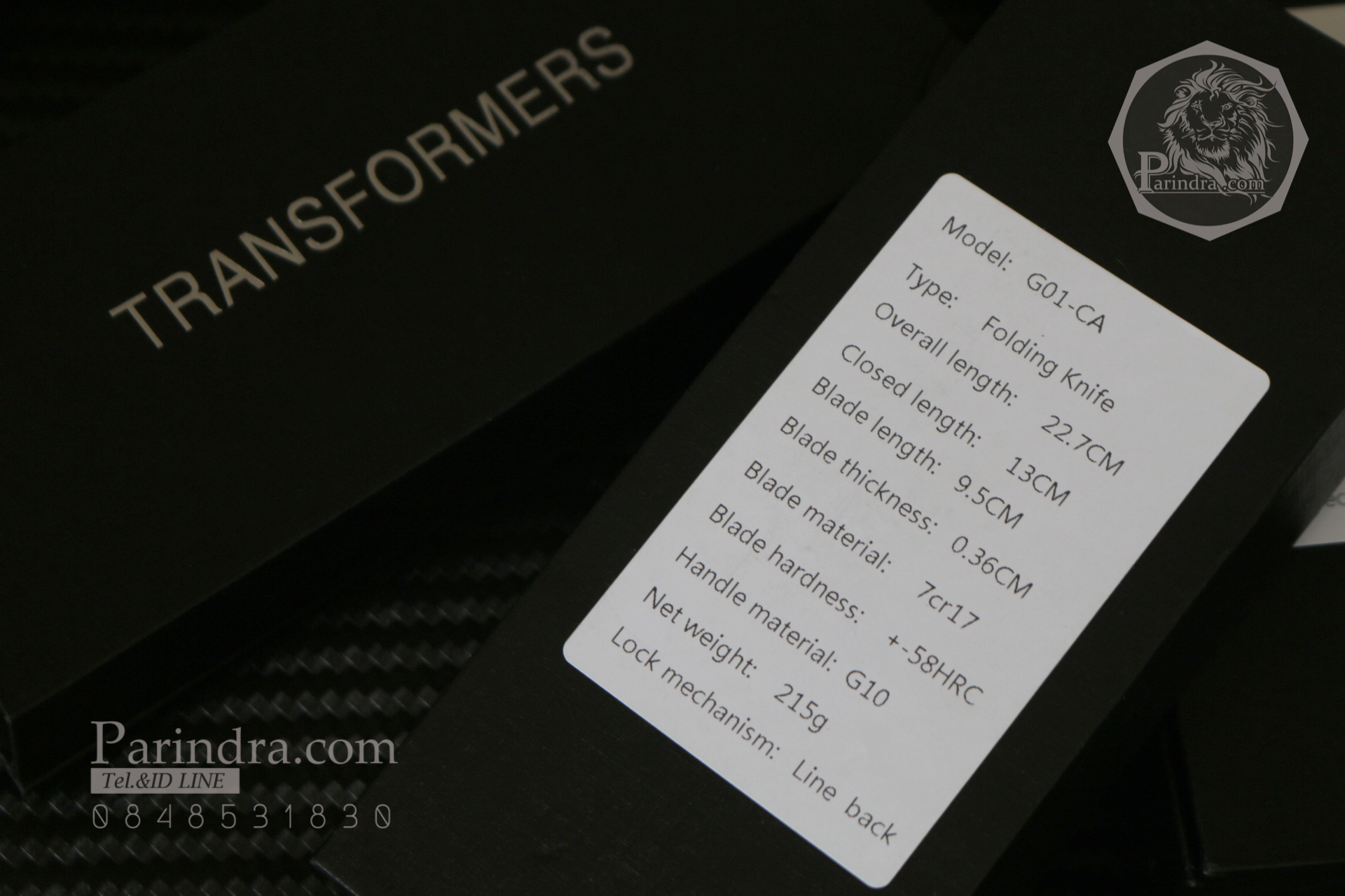 มีดพับ Transformers ทรานส์ฟอร์เมอร์ รุ่น G01-RD ด้ามสีแดงเลือดนกของแท้ 100%