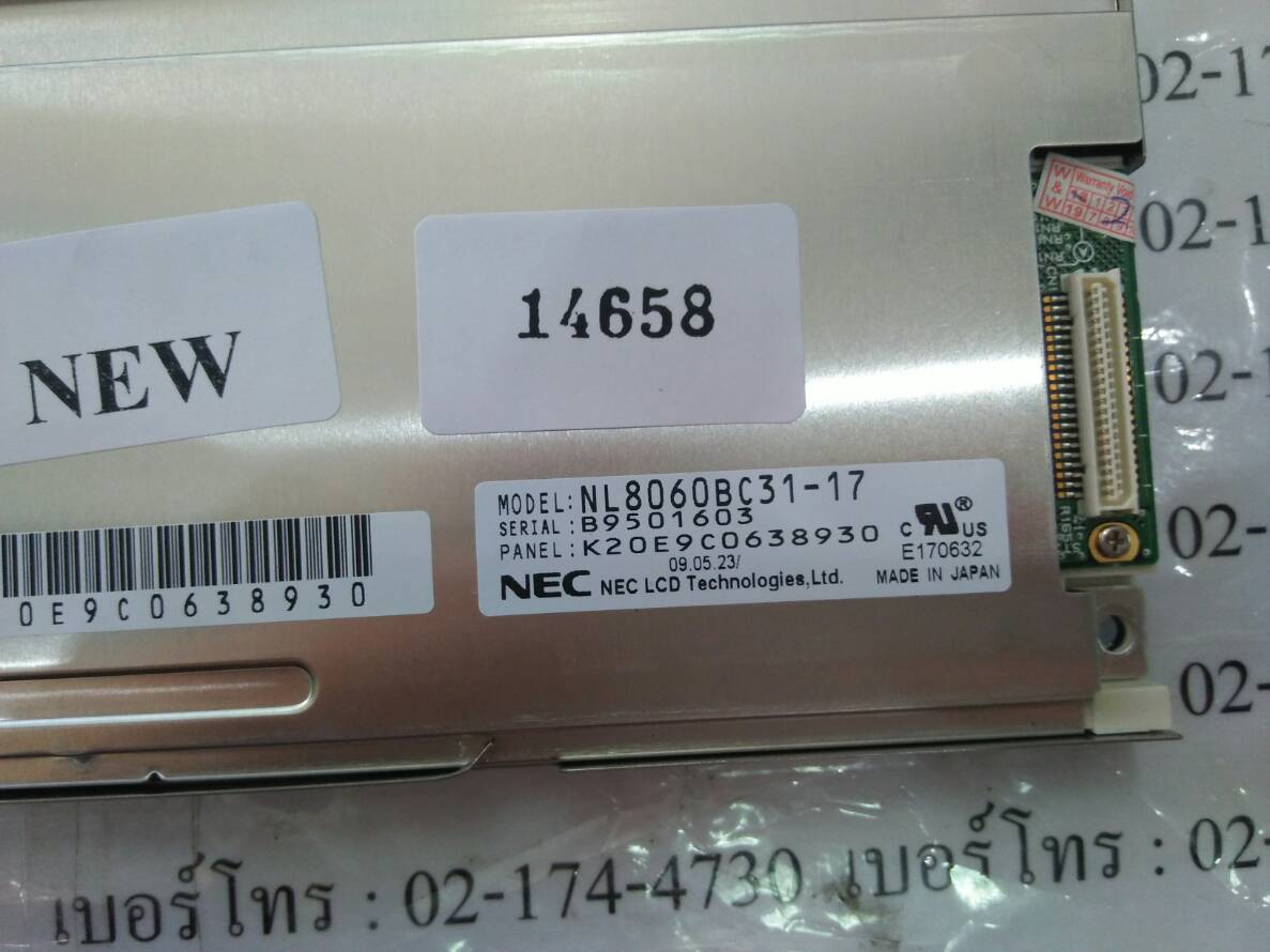 NL8060BC31-17 LCD PANEL “ NEC ”