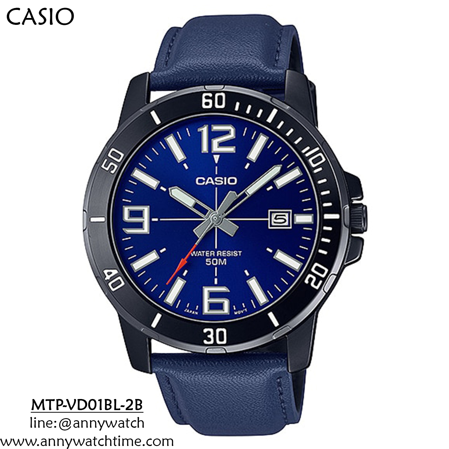 CASIO MTP-VD01BL-2B