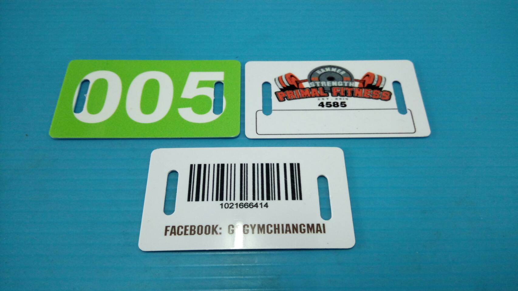 ทำบัตรแข็ง PVC Mini 2.5x5.4 cm. บัตรส่วลดใบเล็ก