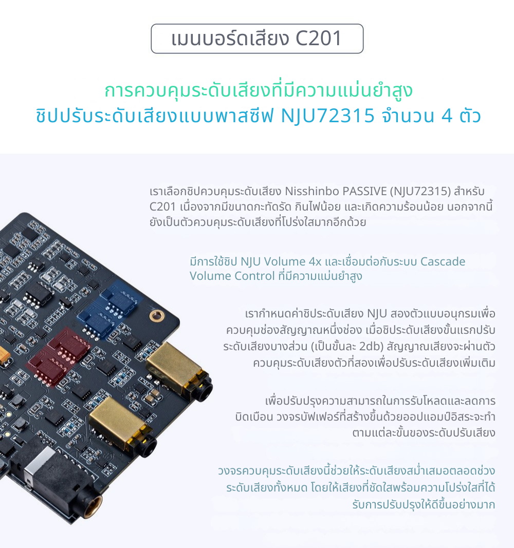 Cayin N6III + C201/E203/R202 เครื่องเล่นเสียงดิจิทัลคุณภาพระดับมาสเตอร์ เปลี่ยนบอร์ดเสียงได้ ประกันศูนย์ไทย