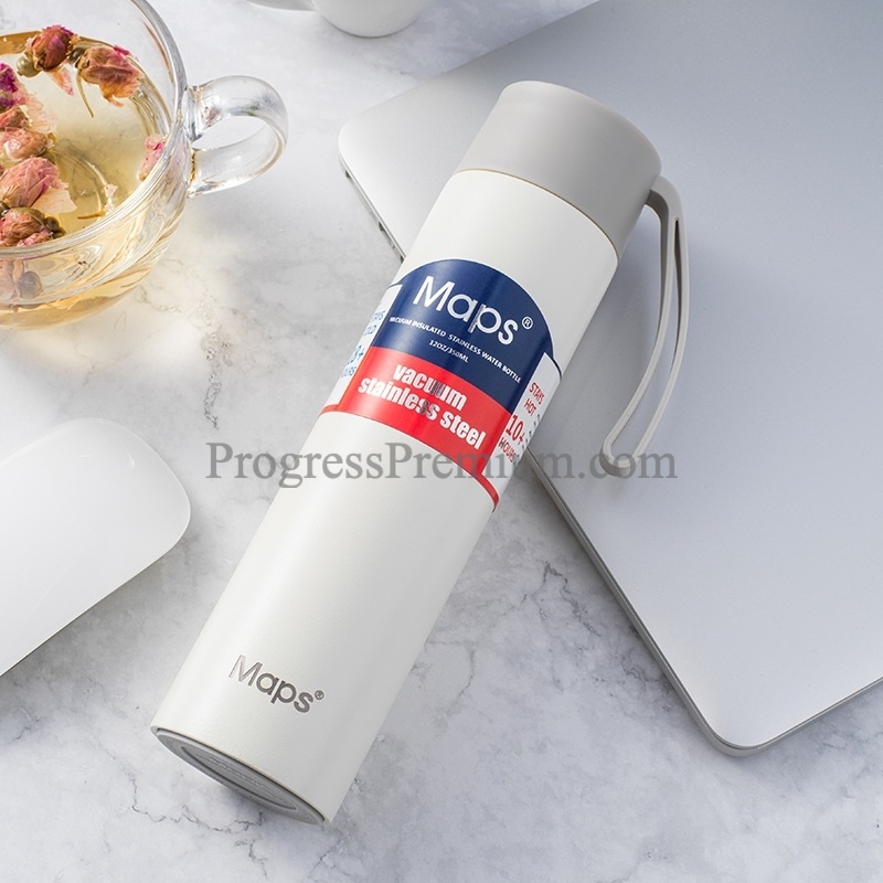 กระบอกน้ำเก็บอุณหภูมิร้อน-เย็น รุ่นหูหิ้วซิลิโคน 350ml
