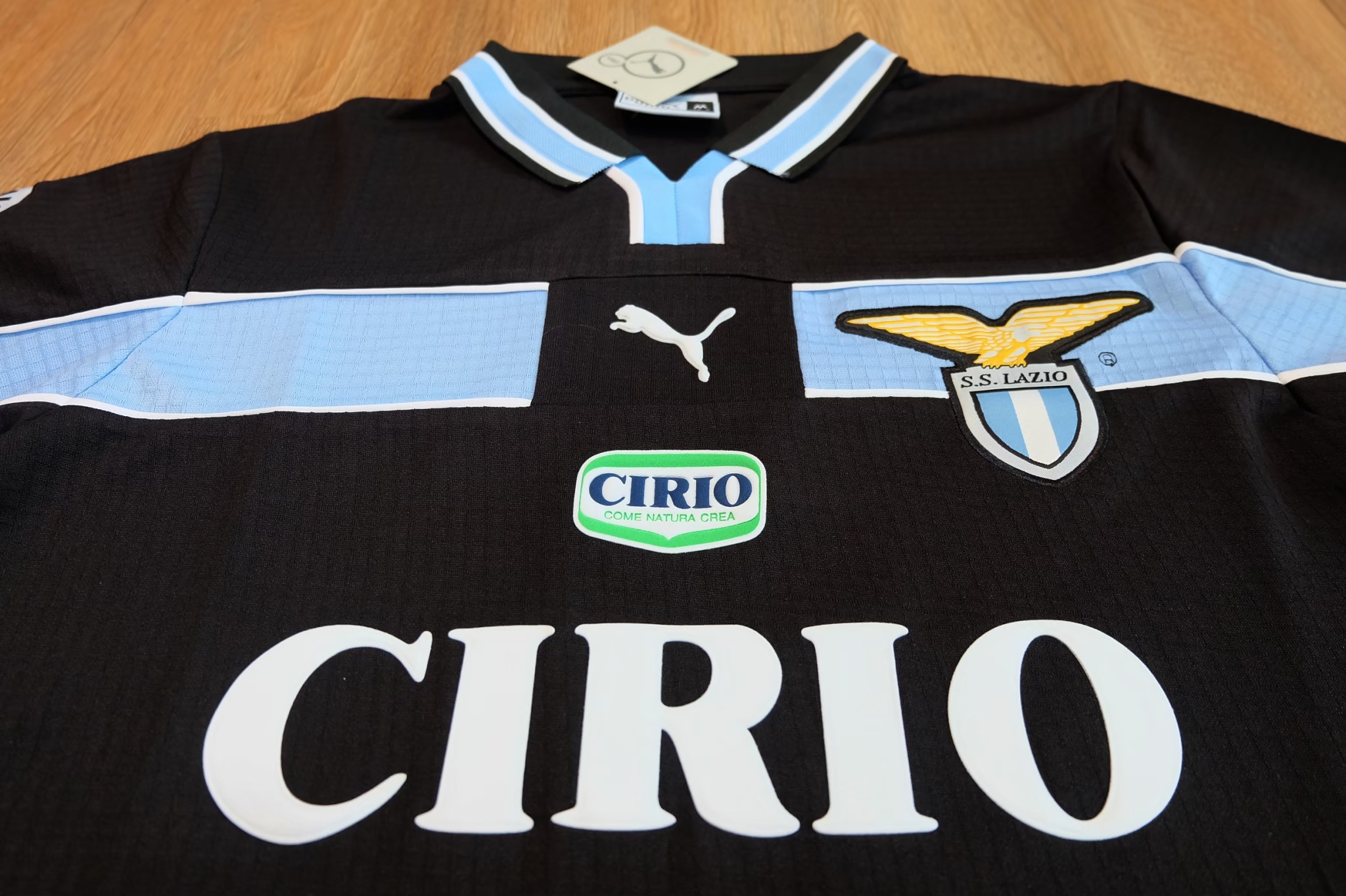 Lazio 1998/99 Away Vintage Jersey เสื้อบอลลาซิโอย้อนยุค เสื้อลาซิโอย้อนยุค Lazio Cirio Puma