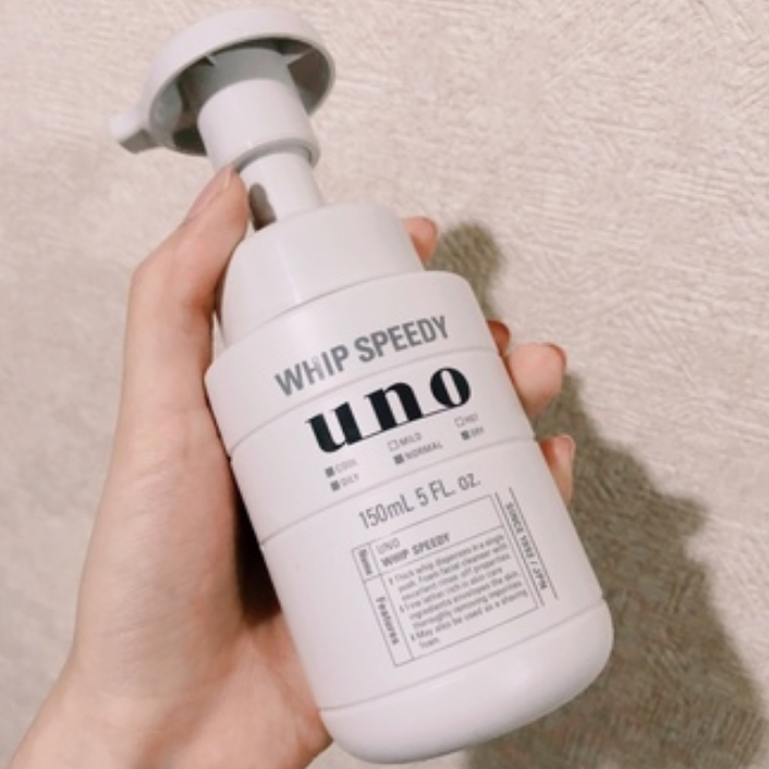 โฟมล้างหน้า Uno Whip Speedy แบบขวดปั๊มขนาด 150ml. กลิ่น Fresh Citrus