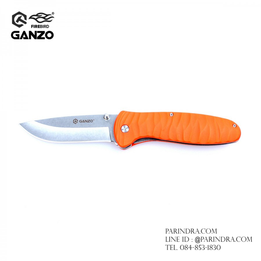 มีดพับ Ganzo กานโซ่ รุ่น Ganzo G6252-OR ด้ามสีส้ม ของแท้ 100%