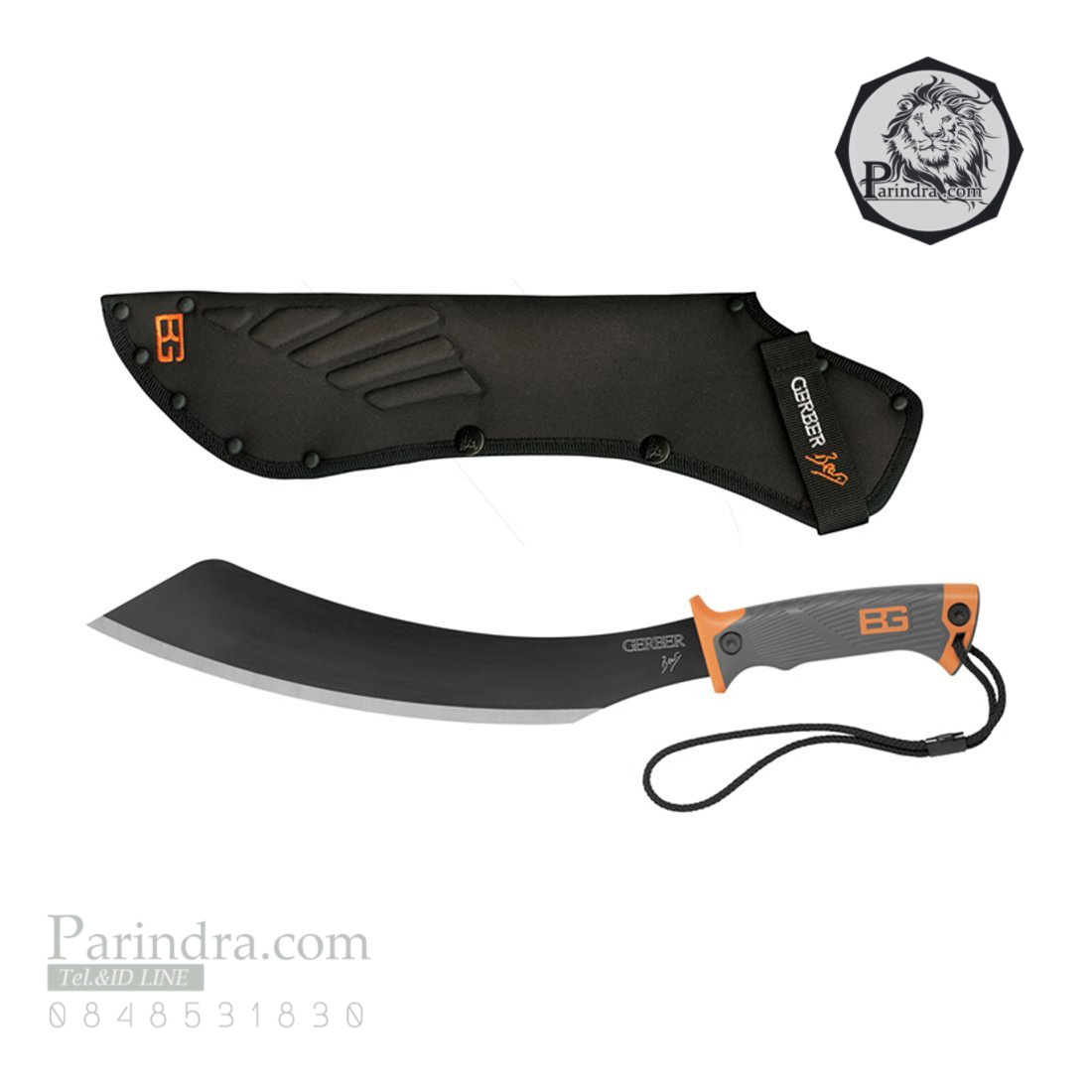มีดใบตาย มาเชเต้ GERBER BEAR GRYLLS PARANG, NYLON SHEATH ขนาด 19 นิ้ว(OEM) A+++