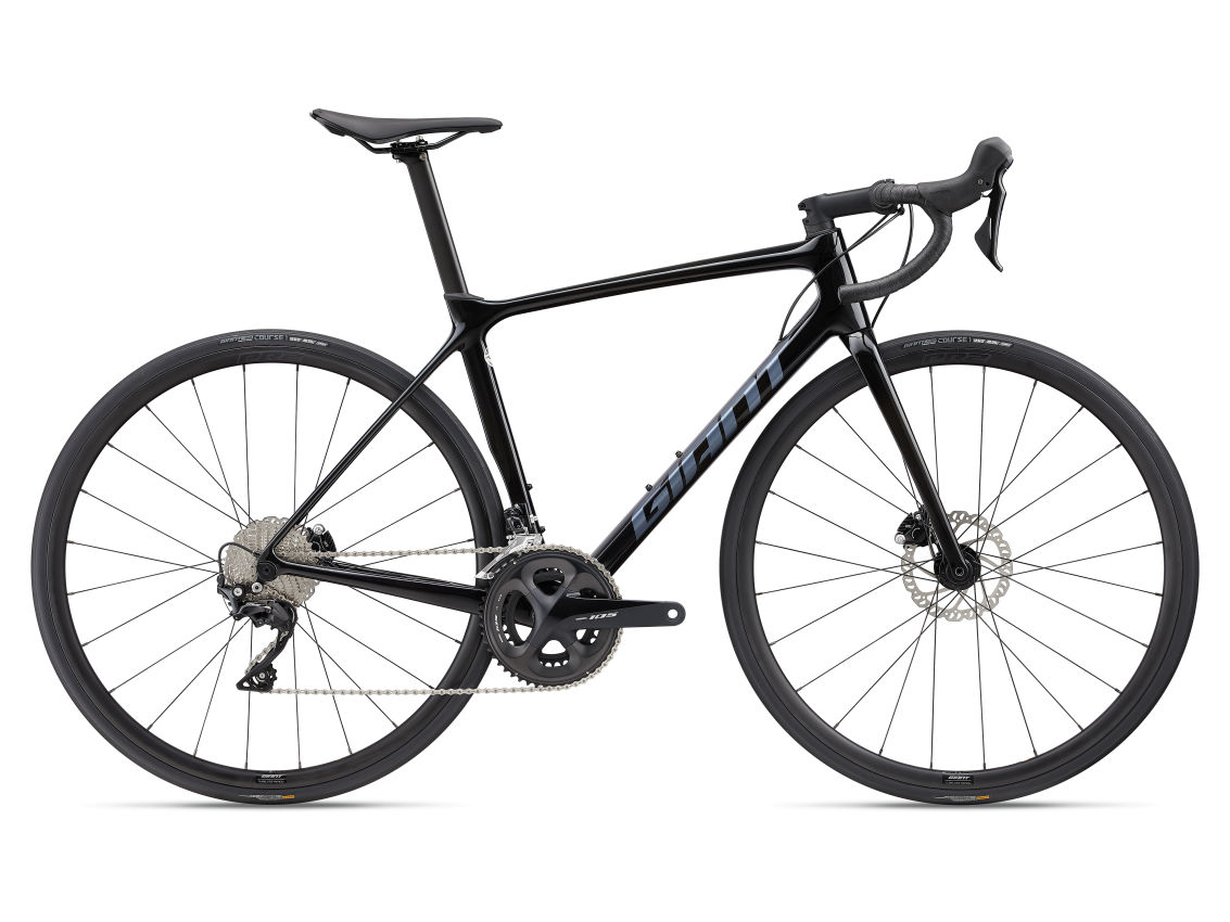 จักรยานเสือหมอบ GIANT TCR Advanced 2 Disc Pro Compact จักรยานเสือหมอบ, เฟรมคาร์บอน, Shimano 105 2x11สปีด, วงล้อ 700c 2022