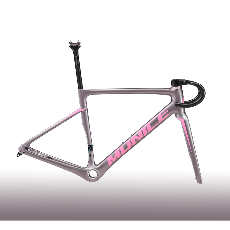 Munice R2 Ultra-Light Carbon Road Frame – Toray T800 + M46, Disc Brake Compatible, 970g, 9 Colors | 5-Year Warranty