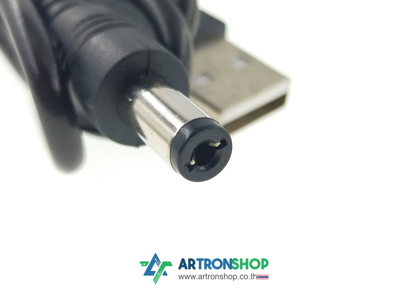 สายแปลง USB เป็น DC plug 5.5x2.1