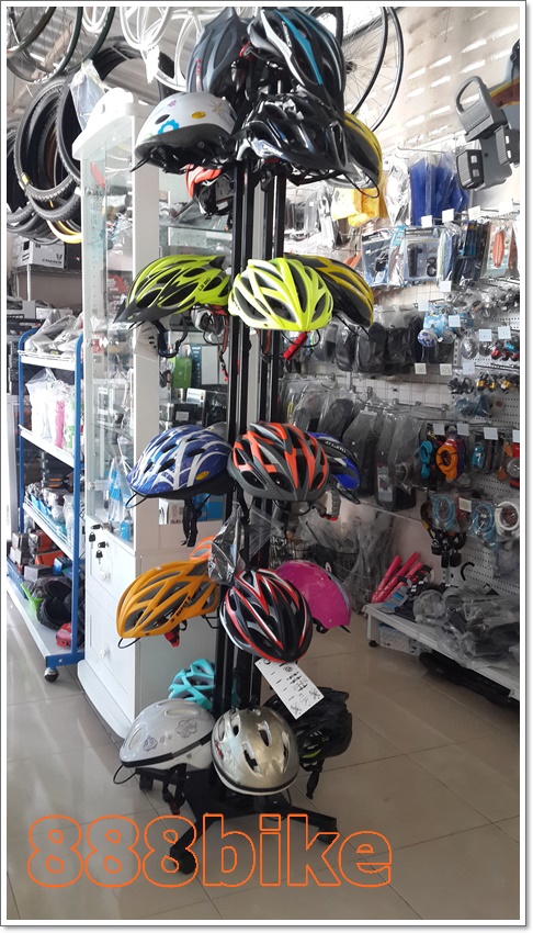 แท่นโชว์หมวกจักรยาน Bicycle Helmet display stand ,KW-7079