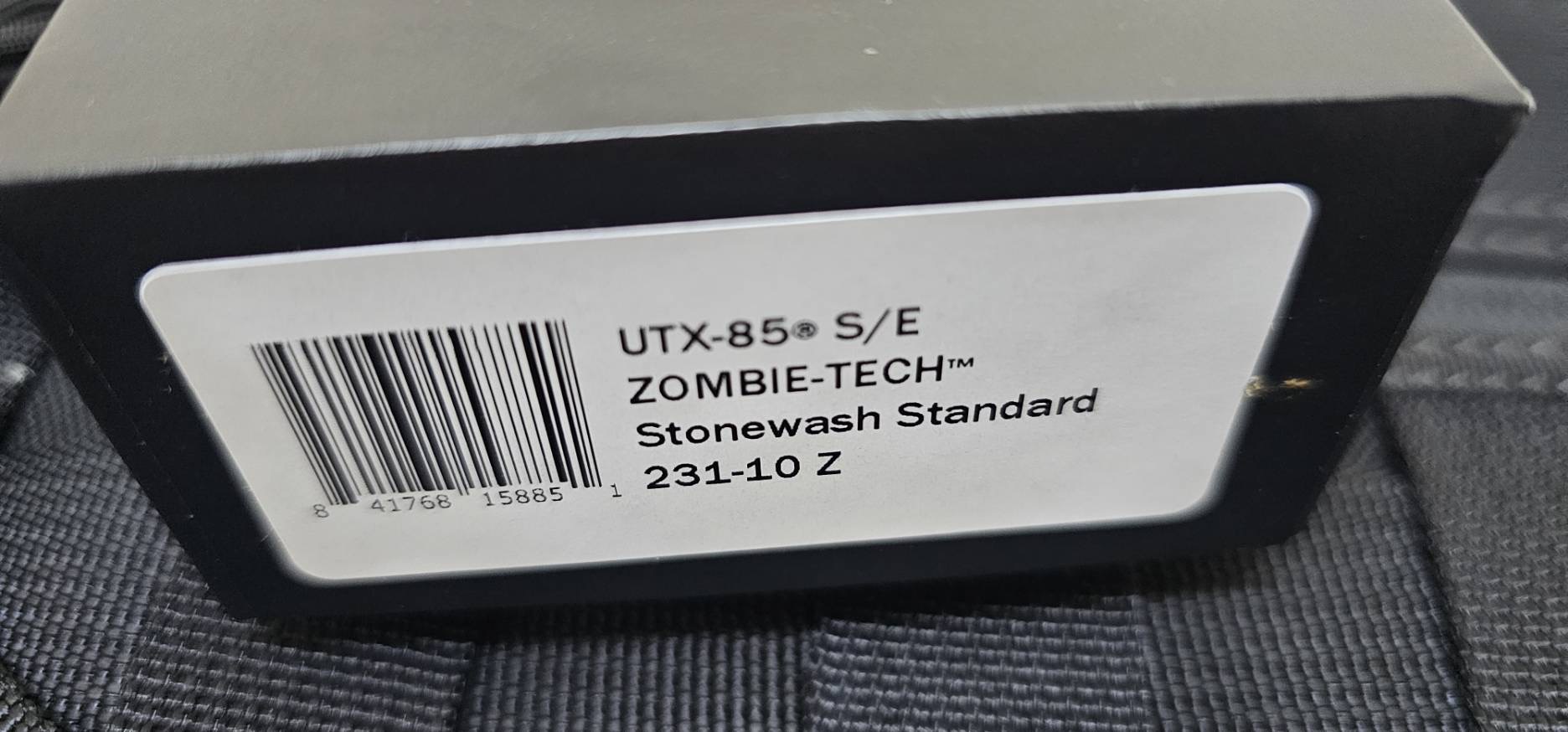 Microtech UTX-85 Zombie Tech S/E Stonewash Signature