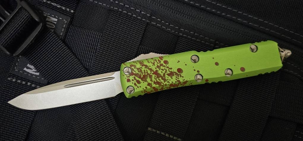 Microtech UTX-85 Zombie Tech S/E Stonewash Signature