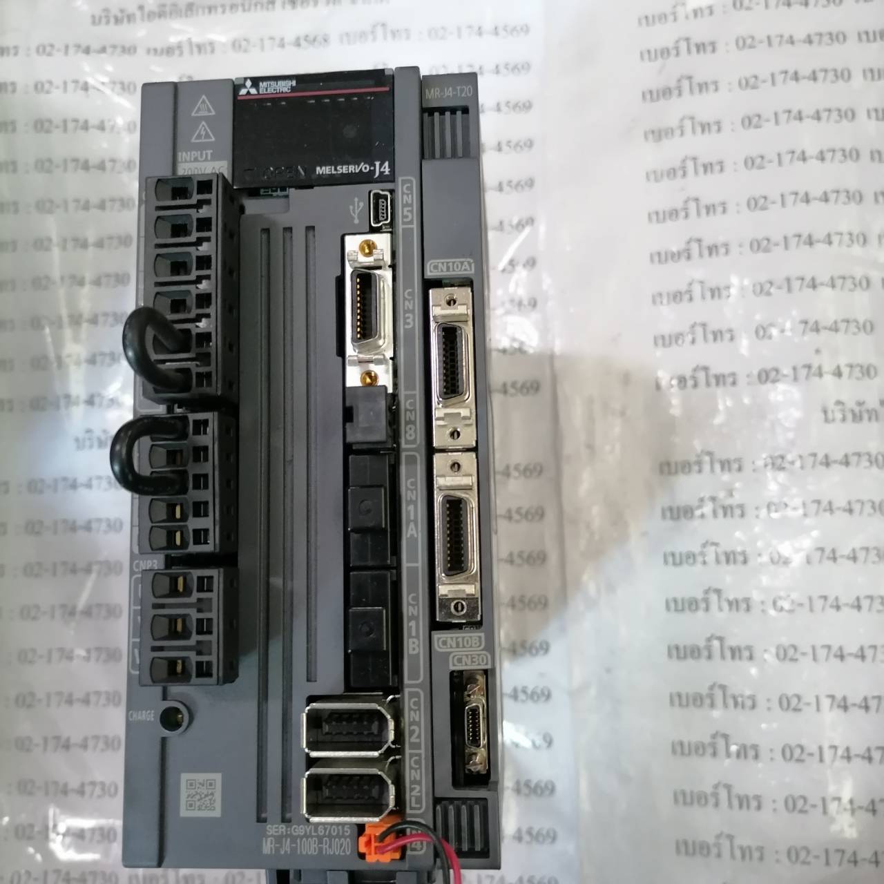 SERVO DRIVE “ MITSUBISHI ” รุ่น MR-J4-T20