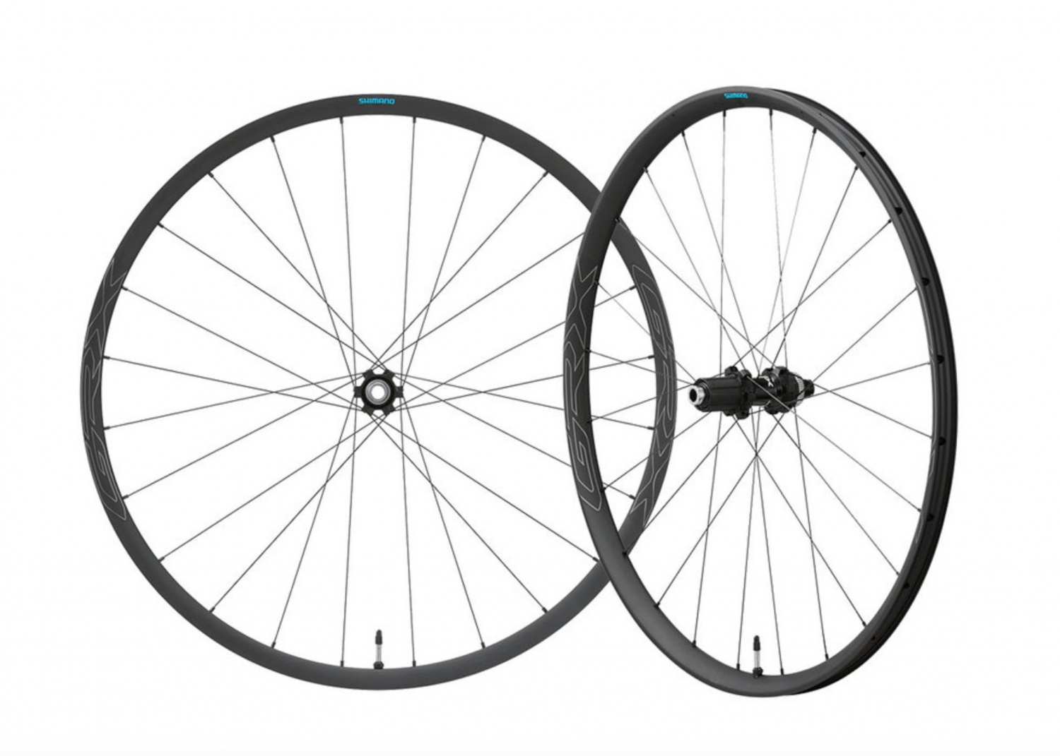 GRX WHEELSET, WHRX570, 700C, F/R 24H, 10-11 SPD, TUBELESS (F100x12mm., R142x12mm.)