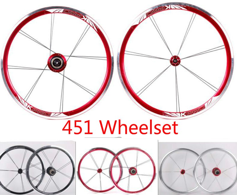 ชุดล้อ LITEPRO KPRO 451 ขนาด 20inch Wheelset Kpro, ริมเบรค ขนาด 406 (74/130mm.)