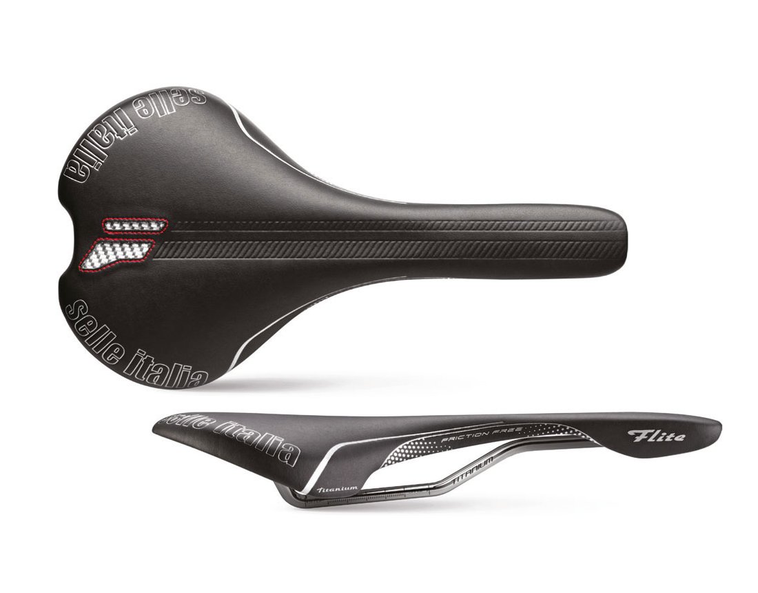 SELLE ITALIA อานนั่ง, FLITE FRICTION FREE, สีดำ (Road/MTB), L1