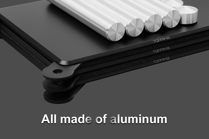 Topping SR2 ชั้นวางอลูมิเนียมสำหรับวาง Topping หรืออุปกรณ์อื่นๆ