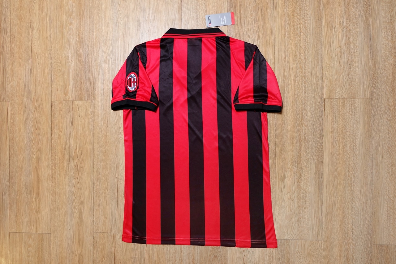 AC Milan 1994/95 Home Vintage Jersey เสื้อบอลเอซีมิลาน เสื้อเอซีมิลานย้อนยุค OPEL