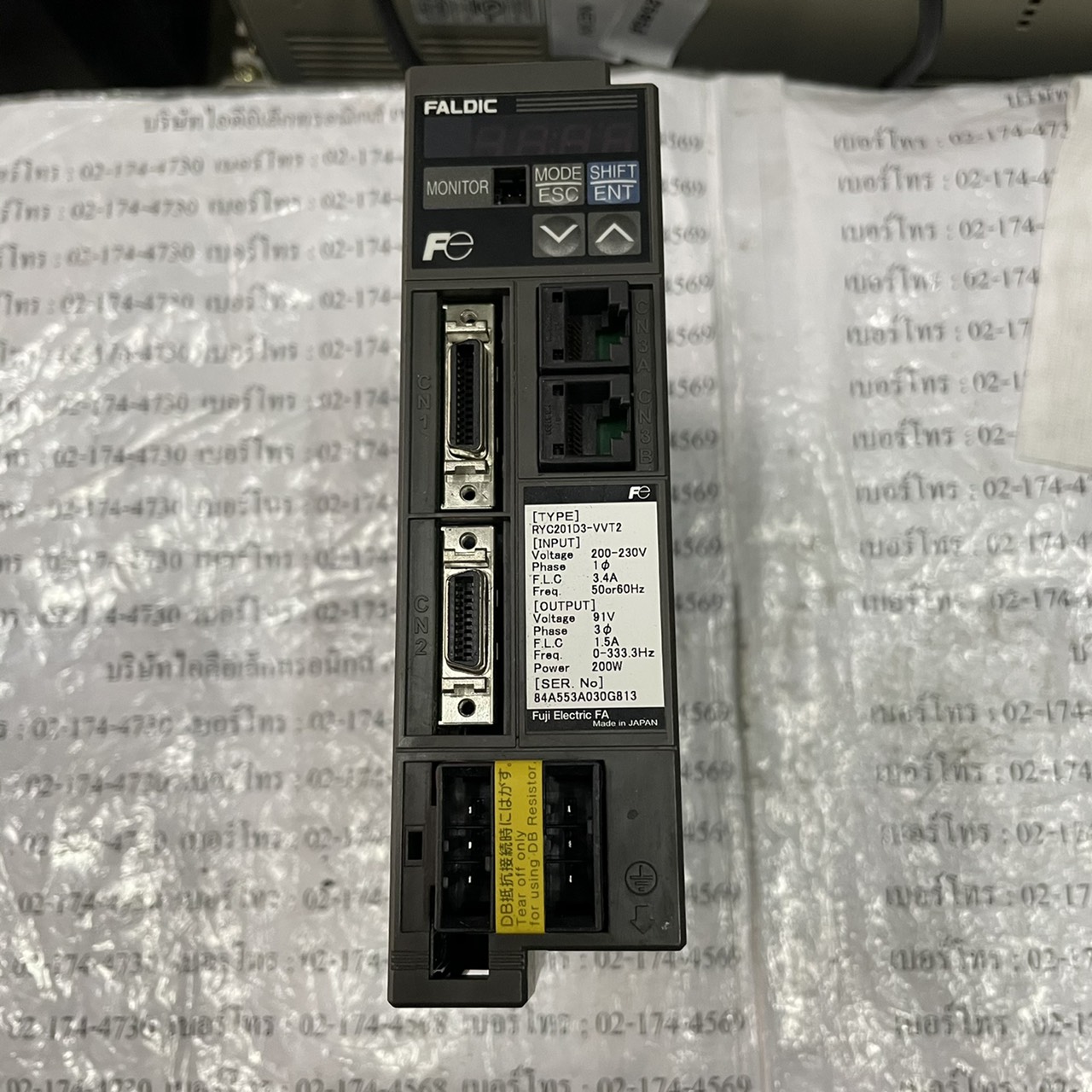RYC201D3-VVT2 SERVO DRIVE " FUJI "