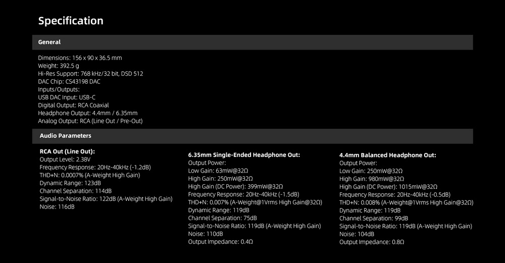 Shanling EH1 DAC/AMP ตั้งโต๊ะชิป CS43198 + SGM8262 x2 รองรับ 32bit/768kHz, Hi-Res ประกันศูนย์ไทย