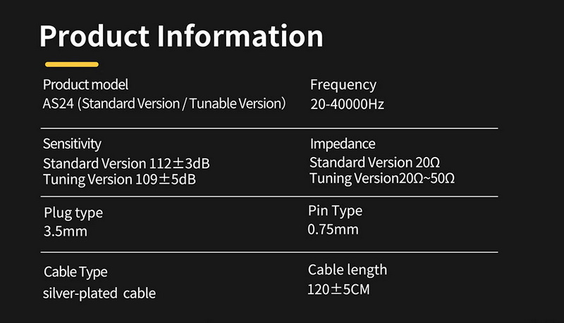 KZ AS24 หูฟัง IEMs 12 Balanced ไดรเวอร์ 12 BA ประกันศูนย์ไทย