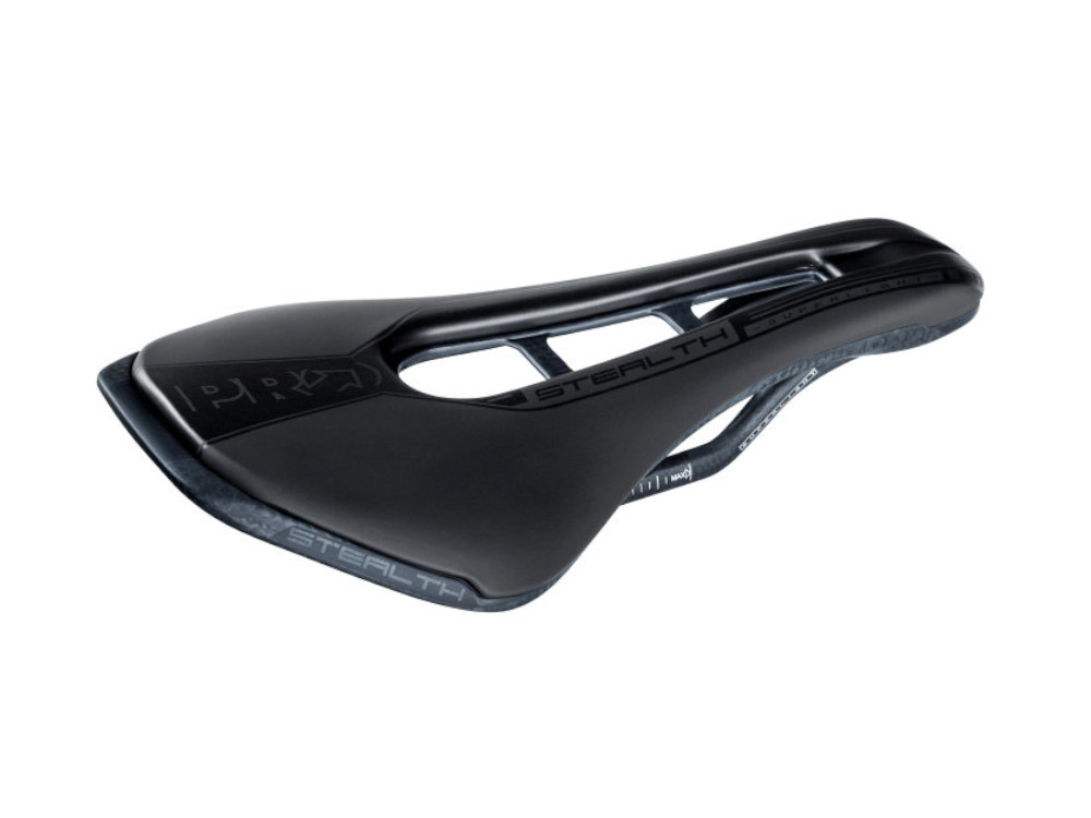 อานนั่ง คาร์บอน PRO STEALTH SUPERLIGHT Carbon Saddle, สีดำ, 142MM152mm. รางคาร์บอน