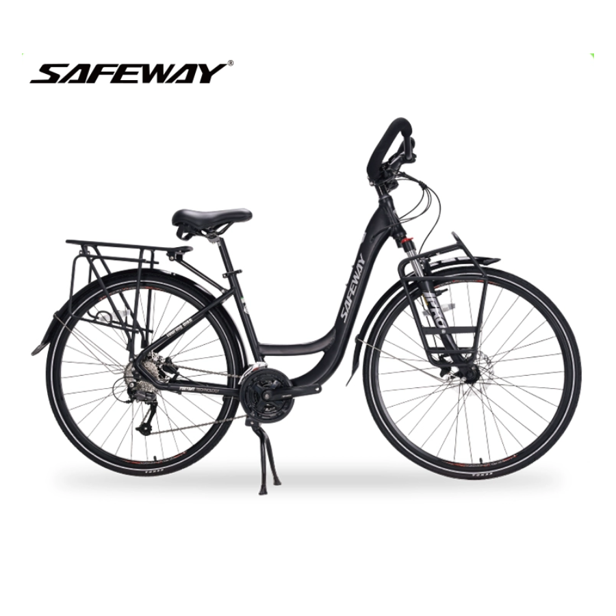 SAFEWAY T510 Touring Bike 2025 | Butterfly Handlebar, Hydraulic Disc Brakes, 700C Aluminum Frame | 27/30-Speed